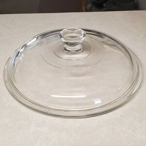 Pyrex Corning 623-C Replacement Lid 7.5" Clear Glass 406 Round